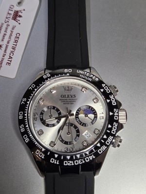 OLEVS Quartz Steel Band Waterproof Men's Wrist Watch Date Luminous Hands