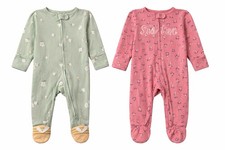Carter  s Baby Girl Sleepers, Lot Of Two, Size 3 Months - 0380