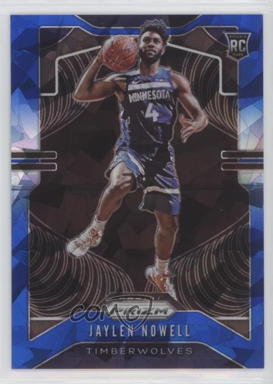 2019-20 Panini Prizm Rookie Blue Ice Prizm /99 Jaylen Nowell #281
