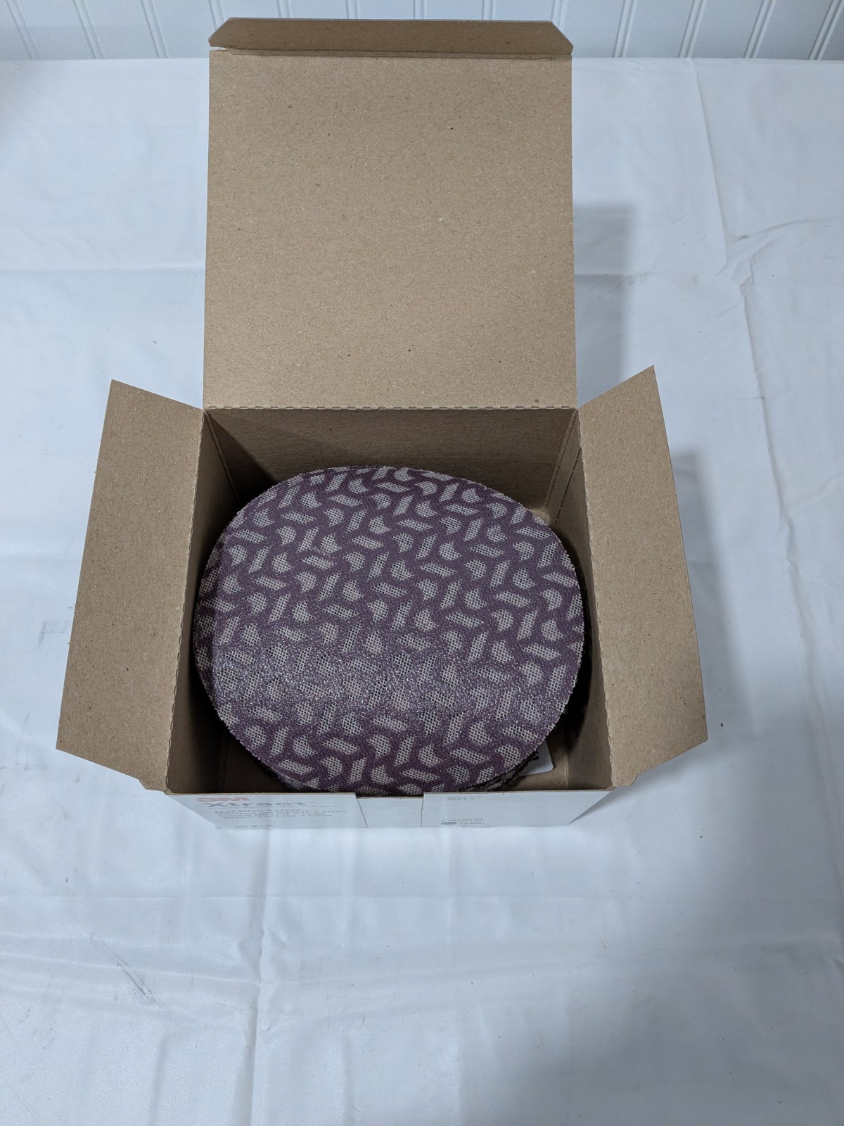 3M Hook & Loop Disc: 6" Dia, 80 Grit, Coated, Ceramic Box of 50 7100249