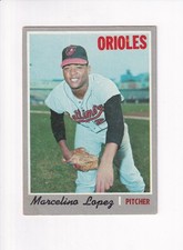 1970 Topps #344 MARCELINO LOPEZ (#2)
