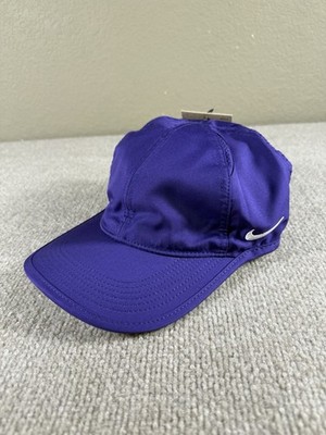 Nike Dri-Fit Team Featherlight Solid Purple Blank CJ7082-547 Tennis Cap Hat