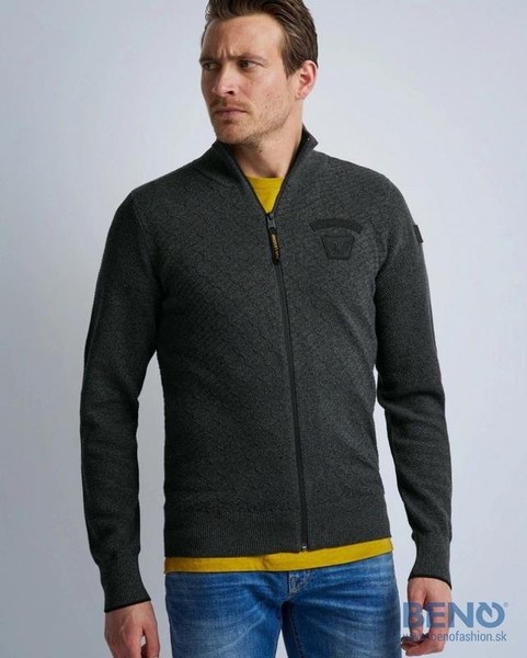 Men PME Legend Zip-Up Grey Cotton 36
