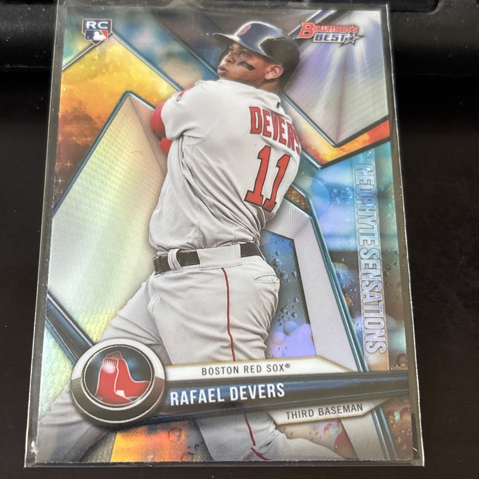 2018 Bowman's Best Rafael Devers Neophyte Sensations Rookie
