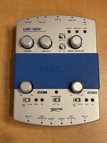 TASCAM US-122 USB AUDIO/MIDI Interface - Mint w Box, Original Owner! - Picture 3 of 16