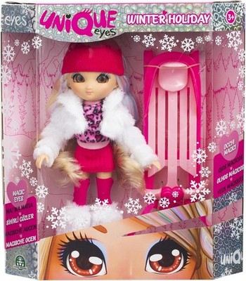 PUPPE REBECCA WERTVOLLE SPIELE UNIQUE EYES WINTER HOLIDAY TIME  MYM1720 3+ JAHRE