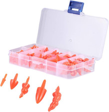 160Pcs Carrot Nose Set Novelty Christmas Snowman Kit Xmas Nose Making Party Supp