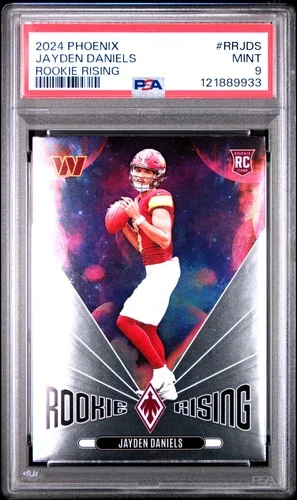 2024 PANINI PHOENIX ROOKIE RISING #RRJDS JAYDEN DANIELS ROOKIE RC PSA 9