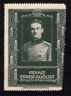 426728/ Reklamemarke   Prinz Ernst August - Herzog v. Braunschweig