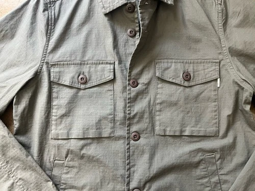 Mens VUORI Ripstop Jacket Shirt, Green Oregano, NWOT, Size S, Free Shipping image 3