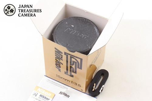 Rare *Unused in Box* Nikon Ai-s Ais Nikkor 15mm f/3.5 Wide Angle Lens From JAPAN