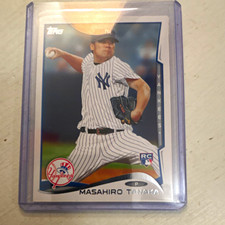 Topps 2014 Masahiro Tanaka New York Yankees #661 Rookie Card. rookie card picture