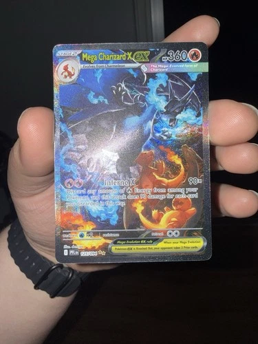 Pokemon TCG Phantasmal Flames Mega Charizard X EX 125 SIR NM