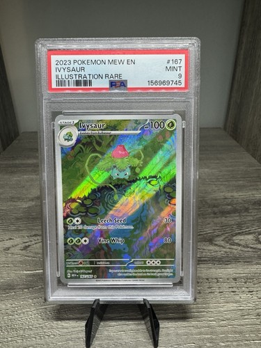 Ivysaur graded PSA 9 for sale on eBay
