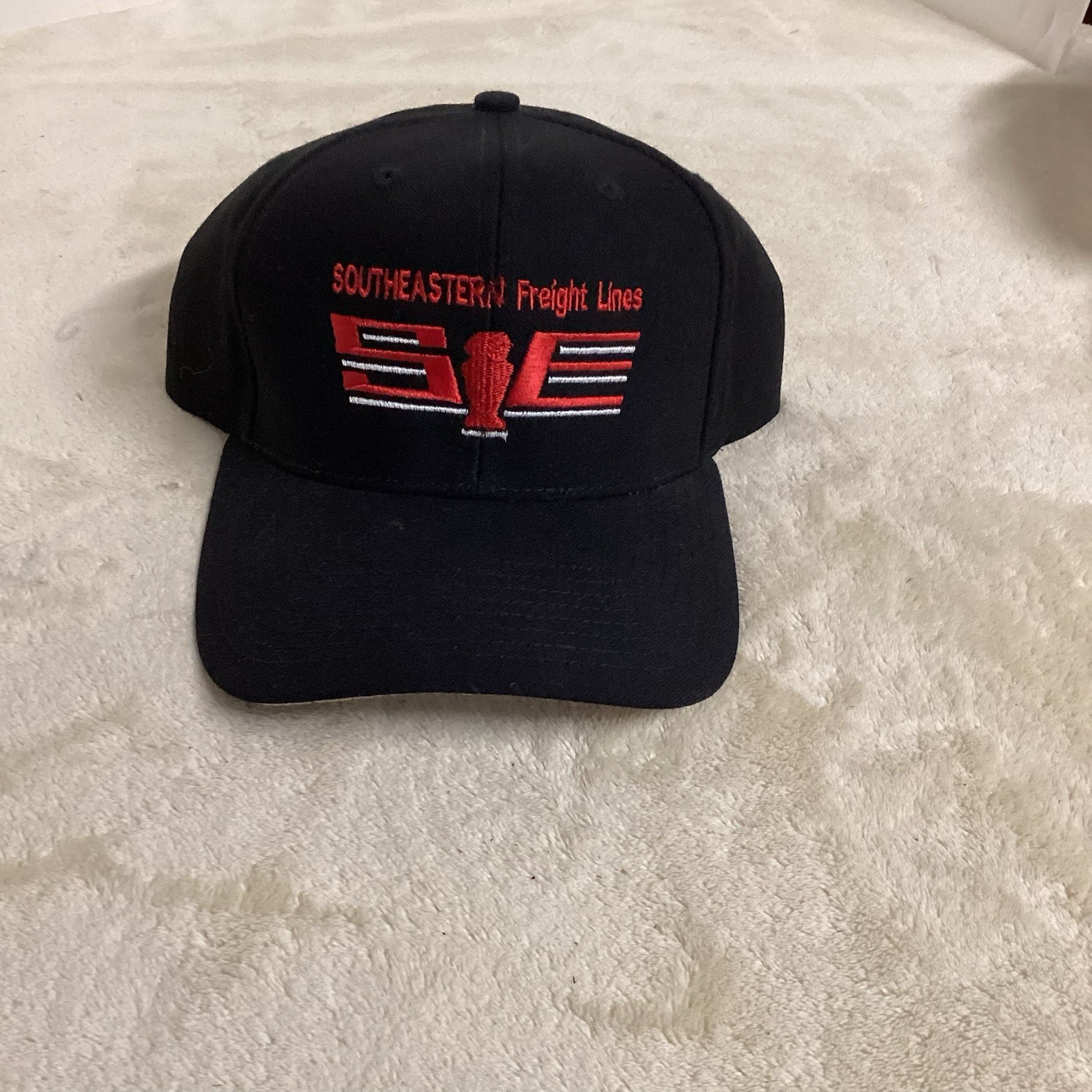 Southeastern freight line cap/hat black snapback - image 1