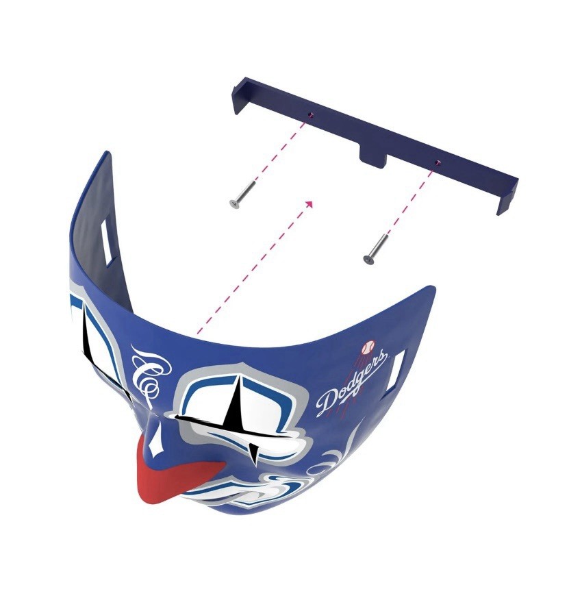 Mister Cartoon X MLB Los Angeles Dodgers Stadium Edition Clown