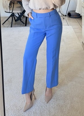 Stine Goya Hose blau High Waist Fit XS fällt wie 36/S Elegant blau sommer
