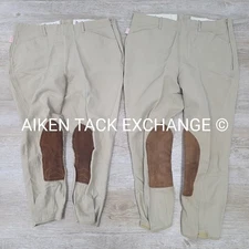 BARGAIN BUNDLE: 2 Pair Tailored Sportsman KP Breeches Size 32 (Read Description)