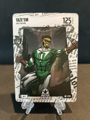 Battle Arena Taze'Em First Edition Trading Card Headlines
