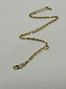 Collier chiffon sac LONG 17" Gucci Link bijou danois