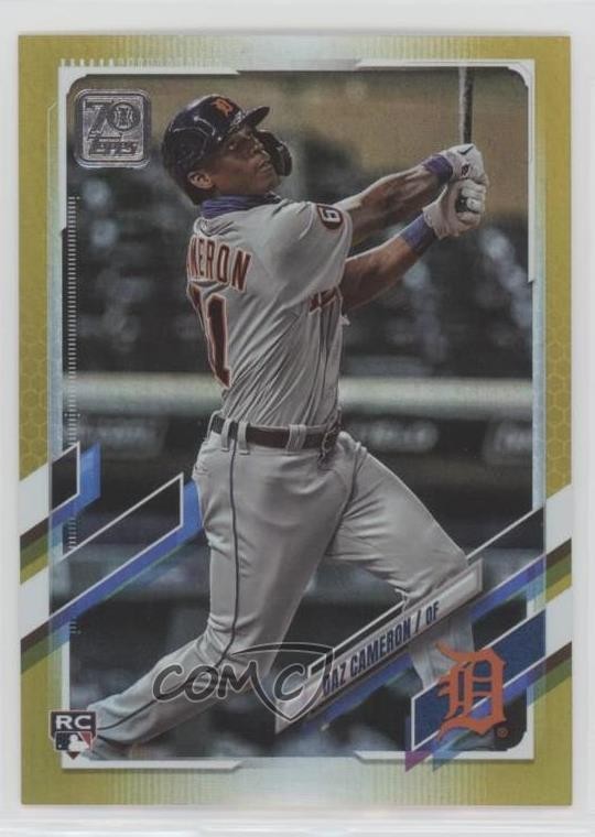 2021 Topps Gold Foil Daz Cameron #441 Rookie RC rs2