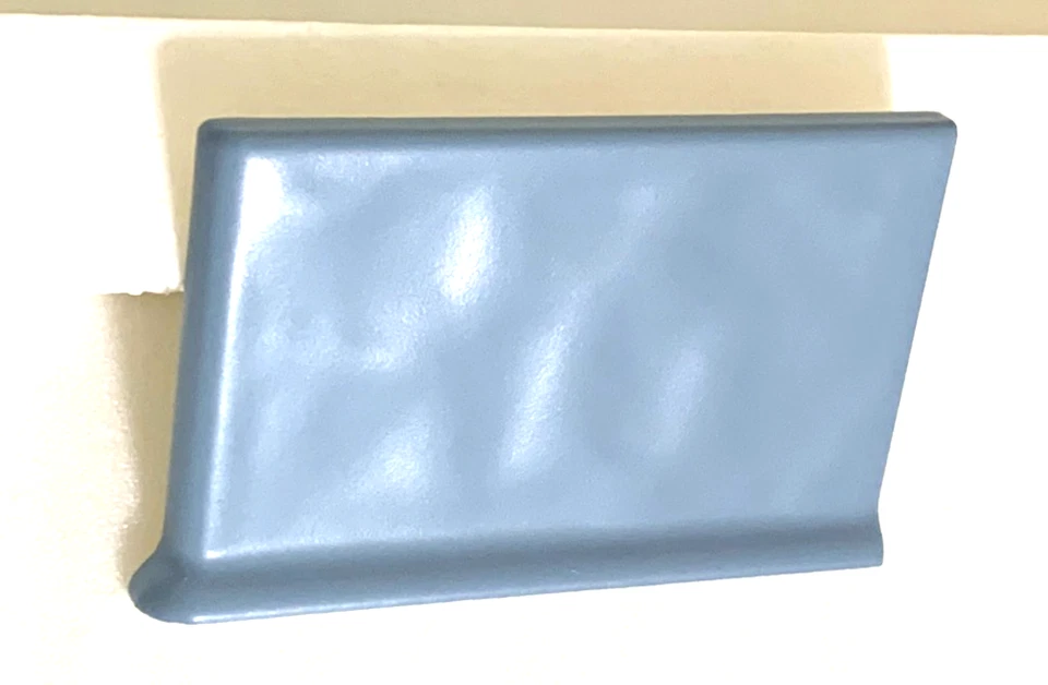 New Florida Vermont Blue#566 Potters Touch Left Finish Cove Base  4 " x  6 " - Image 2 of 4
