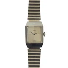 Timex Vintage Square Dial Wristwatch Stainless Steel Classic Design [Untested]