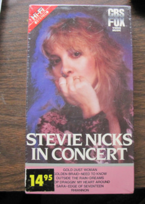 Stevie Nicks In Concert VHS (CBS/FOX 1984) live music