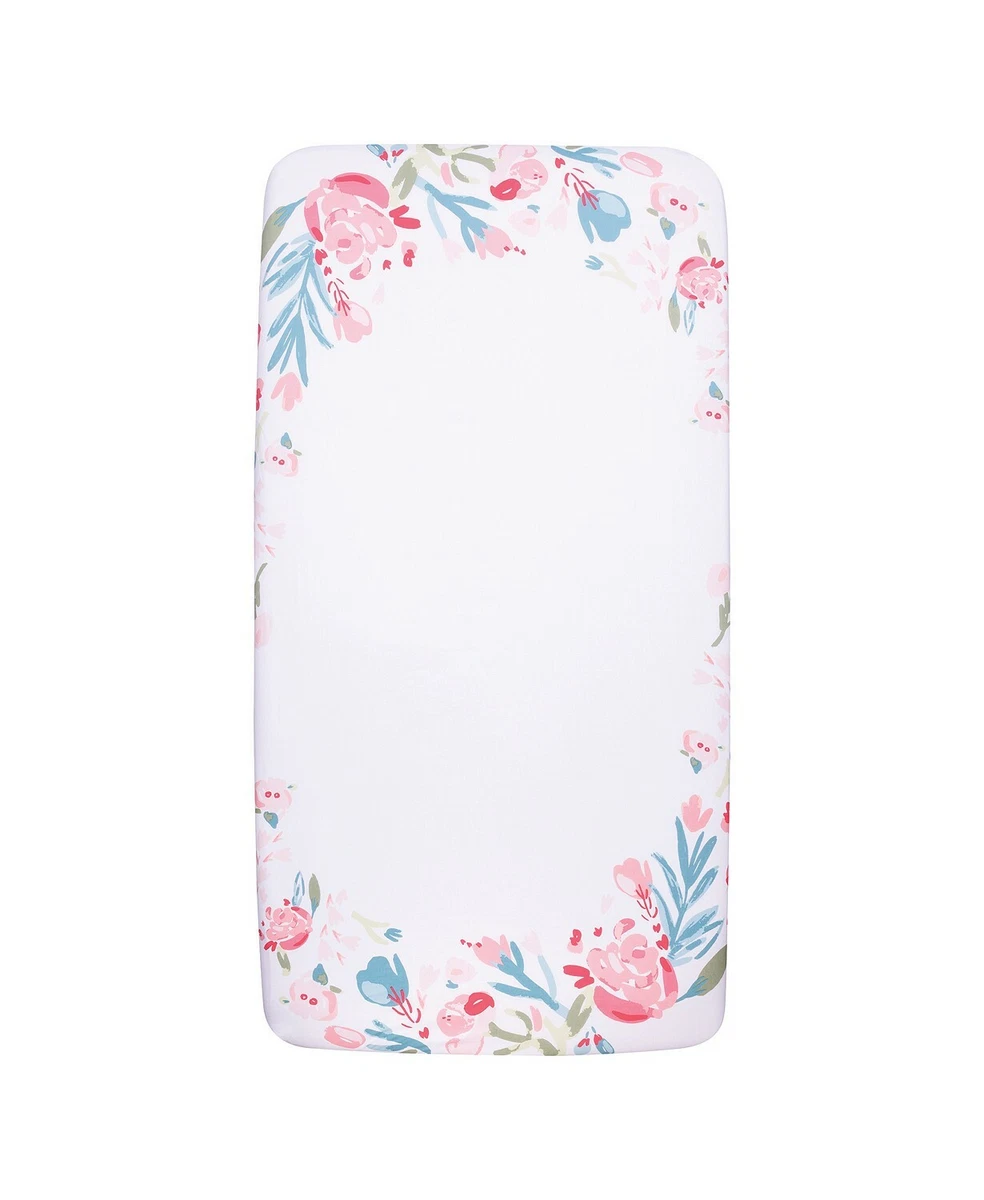 Painterly floral online crib bedding