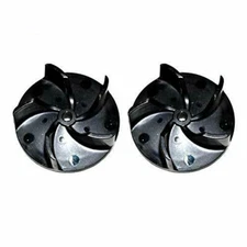 (2) Riccar/Fits For Simplicity B486-1214, Vacuum Black Suction Motor Fan