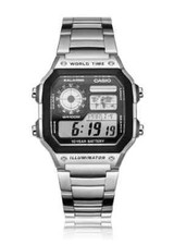Montre num?rique pour homme Casio AE-1200WHD-1A - Heure mondiale, bracelet en...