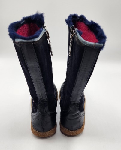 Dolce & Gabbana Girls’ Suede Signature Boots Sz 13 US / 31 EU Pre-owned - Picture 4 of 7