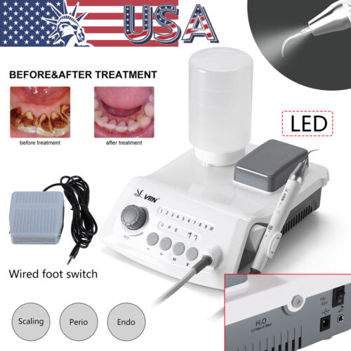 Dental Digital Control Ultraschall Scaler mit LED Handstück Spitzen Flaschen VRN-A8 - Bild 6 von 21