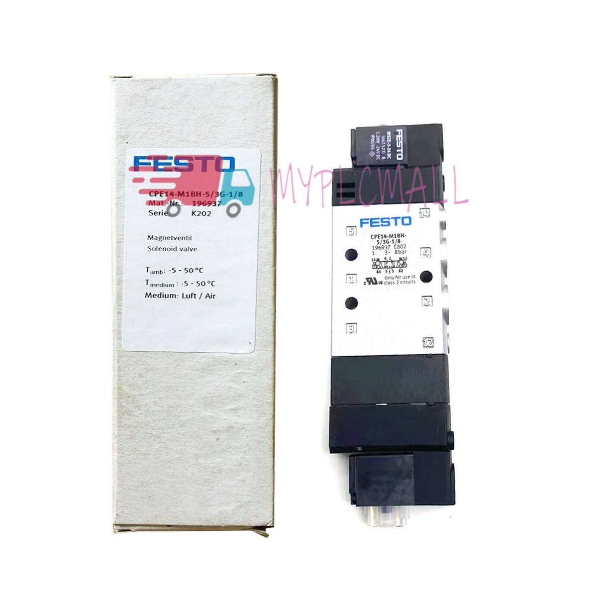 Festo Magnetventil CPE14-M1BH-5/3G-1/8 – 196937,  Produktbild-Vorschau 3