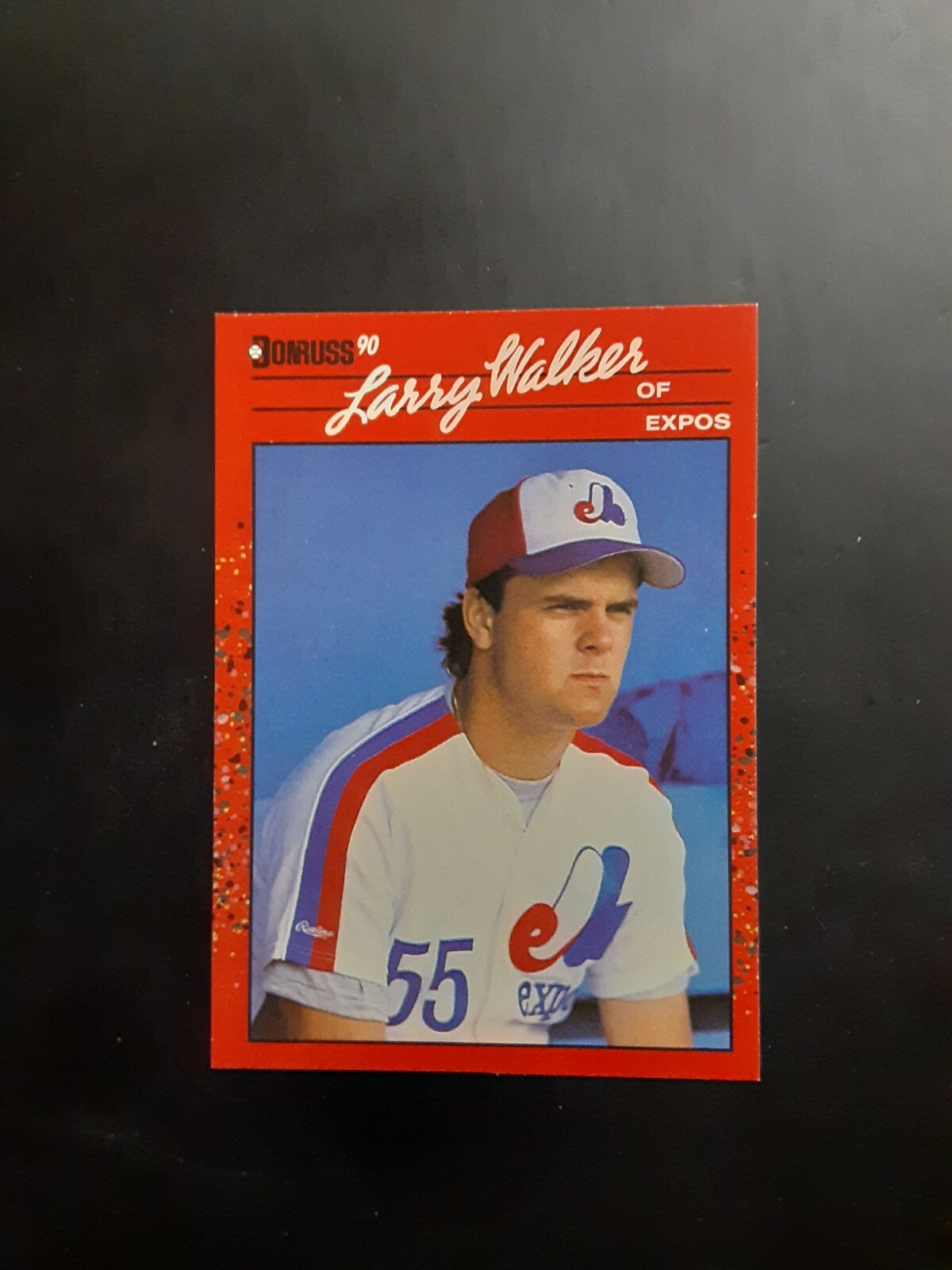 1990 Donruss Larry Walker #578 Rookie RC Montreal Expos Rockies Cardinals HOF