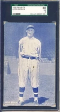 1928 Exhibits,Leon Goslin,Washington Senators,HOF,SGC40,Only 3 Higher