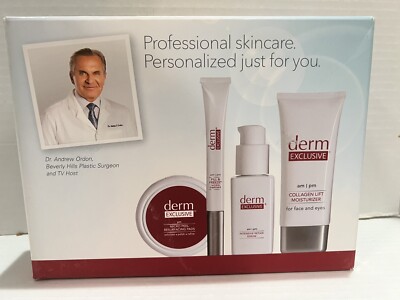 New& Sealed Collagen Serum Wrinkle Micro Peek Skincare Set By Dr. Andrew Ordon