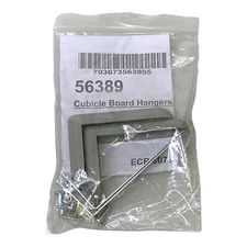 Best-Rite Cubicle Board Hangers Dry Erase Cork Board Hangers Gray Set of 2