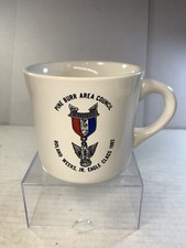 Vintage 80’s Boy Scout Pine Burr Hattiesburg Mississippi Coffee Mug Eagle Scout