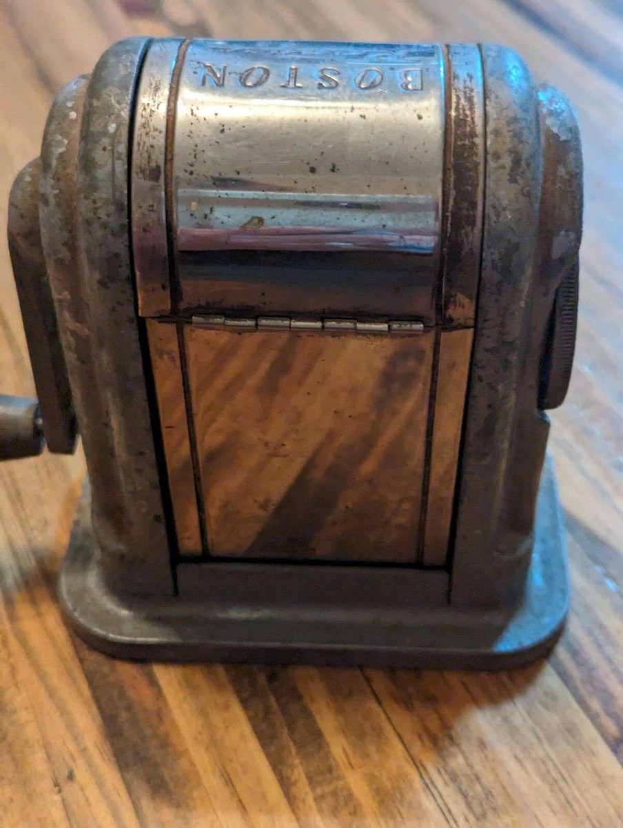 Vintage Boston Ranger 55 Pencil Sharpener 6 Hole Select Point | eBay