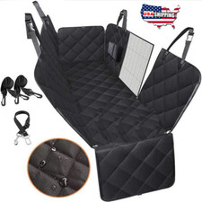 Waterproof Dog Car Seat Cover Pad Full Surrounded Rear Back Bench Pet Travel Mat