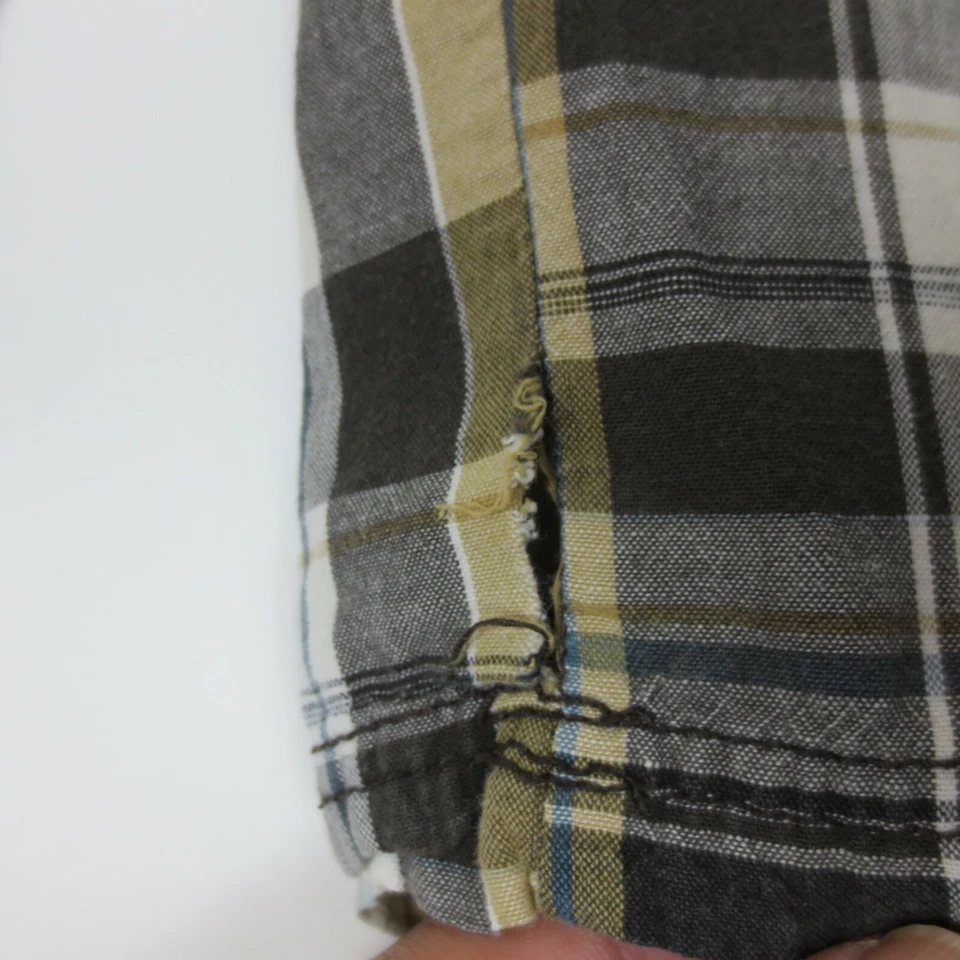 Unionbay Cargo Shorts 29 31* Mens Classic Outdoor Utility Cotton Plaid Check 22" - Image 3 of 4