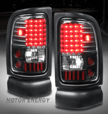 Smoke LED Tail Lights C-Bar Pair For 1994-2001 Dodge Ram 1500 2500 3500 – DOT/SAE Certified