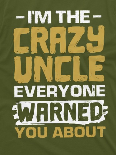 Tío Loco Camisa Divertida Regalo para Tío Cumpleaños Familia Camiseta Tío Regalo - Imagen 6 de 9