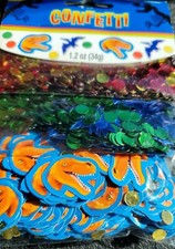 DINOSAUR 1.2 oz. Confetti - Party Supplies - Kids Birthday - NEW