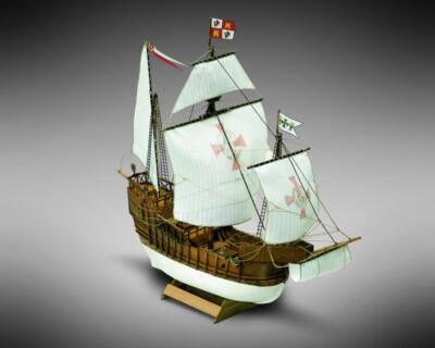 Santa Maria Skala 1:106 (Serie Mini Mamoli) Nave IN Holz Wooden Ship Kit Mamoli