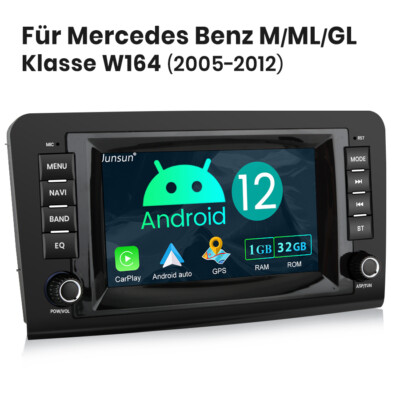 Mercedes Benz W164 ML300 X164 GL320 Android 12 Autoradio GPS Navigation carplay