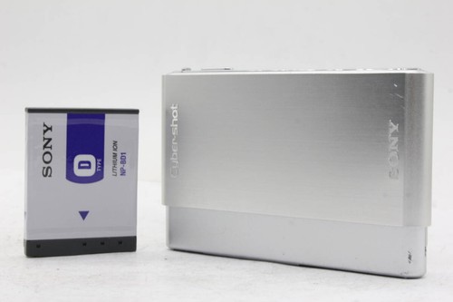 SONY DSC-T77 Digital Camera silver Cyber Shot 4.0x Optical Zoom from Japan