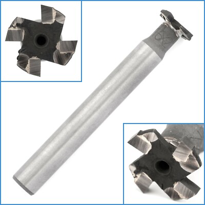 16mm x 2mm Carbide Blade T Slot Cutter End Mill Milling Cutter Tip Tipped Tool