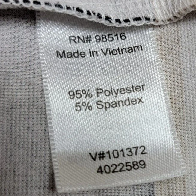 Camisa blusa Coldwater Creek para mujer talla 1X 18 negra marrón tostada crema a rayas Foto 3 de 4